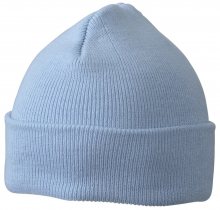 Pletená zimní dětská čepice MB7501 - Světle modrá | uni dětská