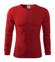 Pánské tričko s dlouhým rukávem Fit-T Long Sleeve - Červená | S