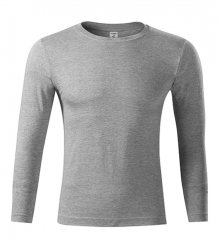 Tričko s dlouhým rukávem Progress LS - Tmavě šedý melír | XS