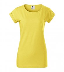 Dámské tričko Fusion - Žlutý melír | S