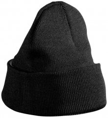 Pletená zimní dětská čepice MB7501 - Černá | uni dětská