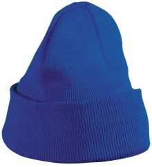 Pletená zimní dětská čepice MB7501 - Královská modrá | uni dětská