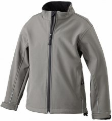 Dětská softshellová bunda JN135k - Olivová | L