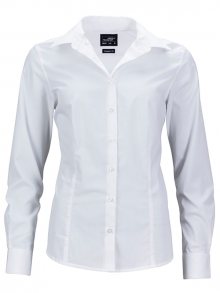 Dámská košile s dlouhým rukávem JN641 - Bílá | L