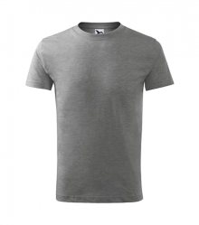 Dětské tričko Classic New - Tmavě šedý melír | 110 cm (4 roky)