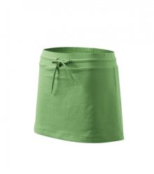 Dámská sukně Two in one - Trávově zelená | XS