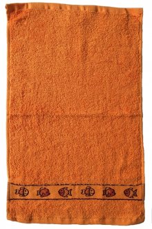 Dětský ručník s motivy 30x50 - Oranžová | 30 x 50 cm