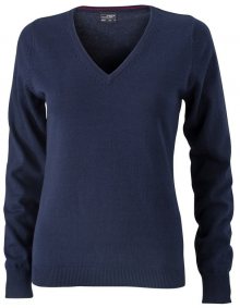 Dámský bavlněný svetr JN658 - Tmavě modrá | L