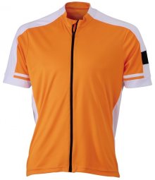 Pánský cyklistický dres JN454 - Oranžová | L