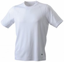 Pánské sportovní tričko s krátkým rukávem JN306 - Bílá / bílá | L