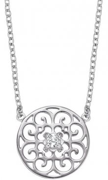 Engelsrufer Stříbrný náhrdelník s ornamentem a zirkony ERN-ORNA-ZI