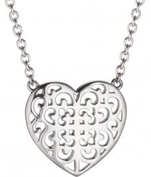 Engelsrufer Stříbrný náhrdelník Srdce s ornamentem ERN-ORNAHEART