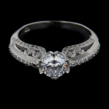 Stříbrný prsten 56302