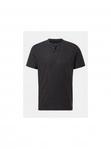 Tmavě šedé pánské basic tričko Tom Tailor