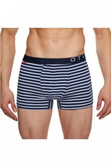 Atlantic MH-1068 denim Pánské boxerky XXL modro-bílá