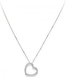 Amen Originální stříbrný náhrdelník se zirkony Love CLHE1