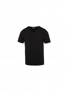 Černé basic tričko s krátkým rukávem ONLY & SONS Basic
