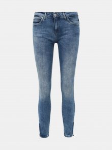 Modré zkrácené skinny fit džíny ONLY Kendell
