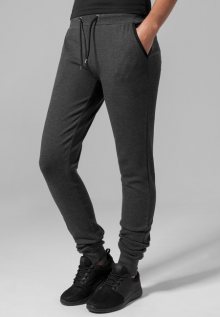 Urban Classics Ladies Fitted Athletic Pants charcoal - XS