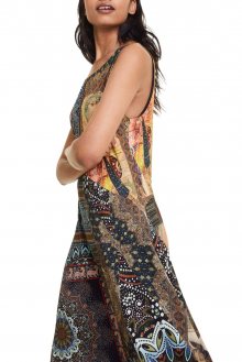 Desigual barevné šaty Vest Ilena - M