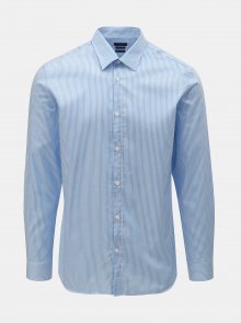 Bílo-modrá pruhovaná slim fit košile Selected Homme Slimpen