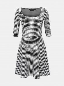 Černo-bílé vzorované šaty Dorothy Perkins