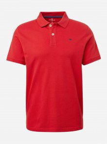 Červené pánské basic polo tričko Tom Tailor