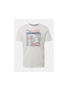 Bílé pánské tričko s potiskem Tom Tailor