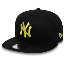 Kšiltovka New Era 9Fifty MLB League Essential Snapback NY Yankees Black Cyber Green - S/M