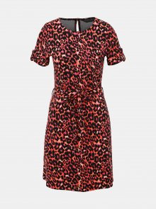 Černo-růžové šaty s leopardím vzorem Dorothy Perkins