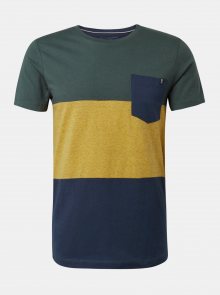 Žluto-zelené tričko s kapsou Tom Tailor Denim
