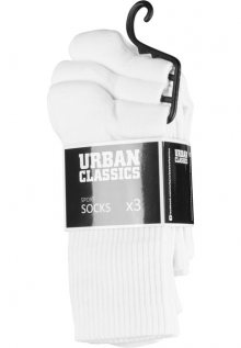 Urban Classics Sport Socks 3-Pack white - 39–42