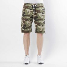 Mass Denim Base Shorts Pants straight fit woodland camo - W 30