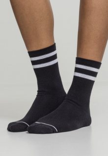 Urban Classics 2-Tone College Socks 2-Pack black/white - 39–42