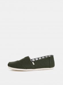 Zelené pánské espadrilky TOMS