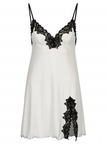 Černo-bílá košilka s rozparkem Eldar Roma 