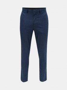 Modré kostkované skinny fit kalhoty Burton Menswear London