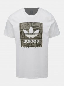 Bílé pánské tričko s potiskem adidas Originals Dakari
