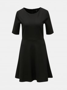 Černé šaty s krátkým rukávem VERO MODA Teresa