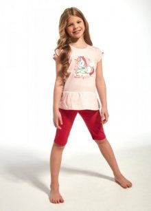 Cornette Kids Girl 241/60 Unique Dívčí pyžamo 110-116 růžová