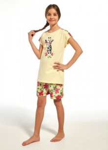 Cornette Kids Girl 245/65 Aloha Dívčí pyžamo 86-92 žlutá