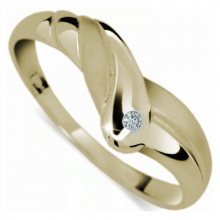 Danfil Originální prsten s diamantem DF1841z 49 mm