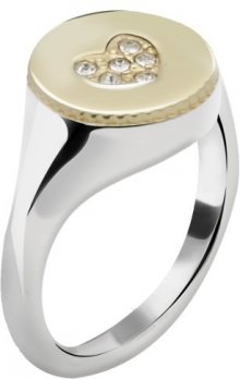 Morellato Ocelový bicolor prsten Monetine SAHQ09 52 mm