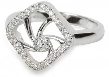 Silver Cat Stříbrný prsten s krystaly SC082 56 mm
