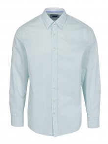 Zeleno-bílá vzorovaná košile Hackett London Dotty