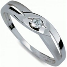 Danfil Krásný prsten s diamantem DF1776b 49 mm
