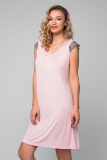Šaty Lady Belty 19V-0431M-22 - barva:BELROS/růžová, velikost:S