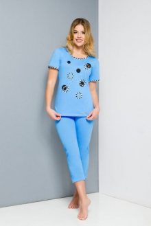 Regina 857 Dámské pyžamo S modrá