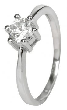 Selilya Silver Stříbrný zásnubní prsten SRJ35 54 mm