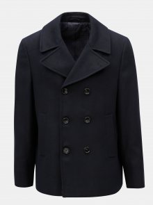 Tmavě modrý kabát Burton Menswear London